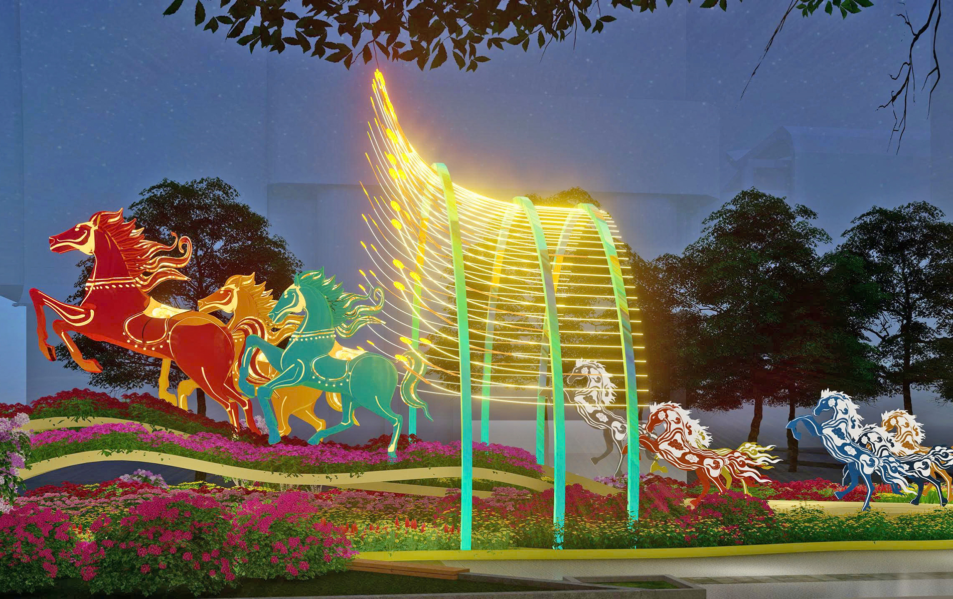 TP Hồ Chí Minh: Đường hoa Nguyễn Huệ sẽ mang đến trải nghiệm mapping độc đáo